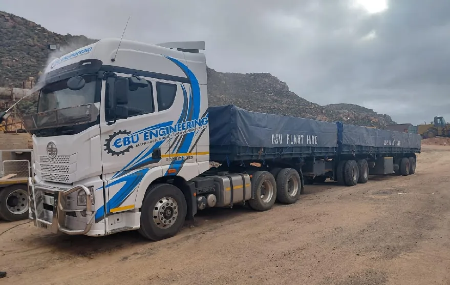 Afrit interlink trailers for heavy transport