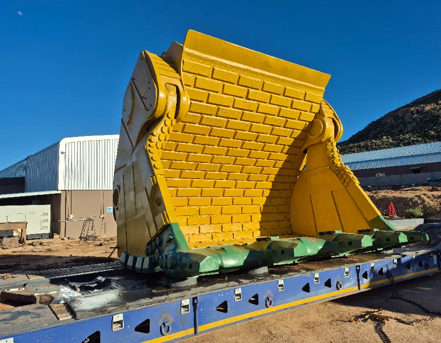 Large mining bucket rebuilt by CBU Engineering