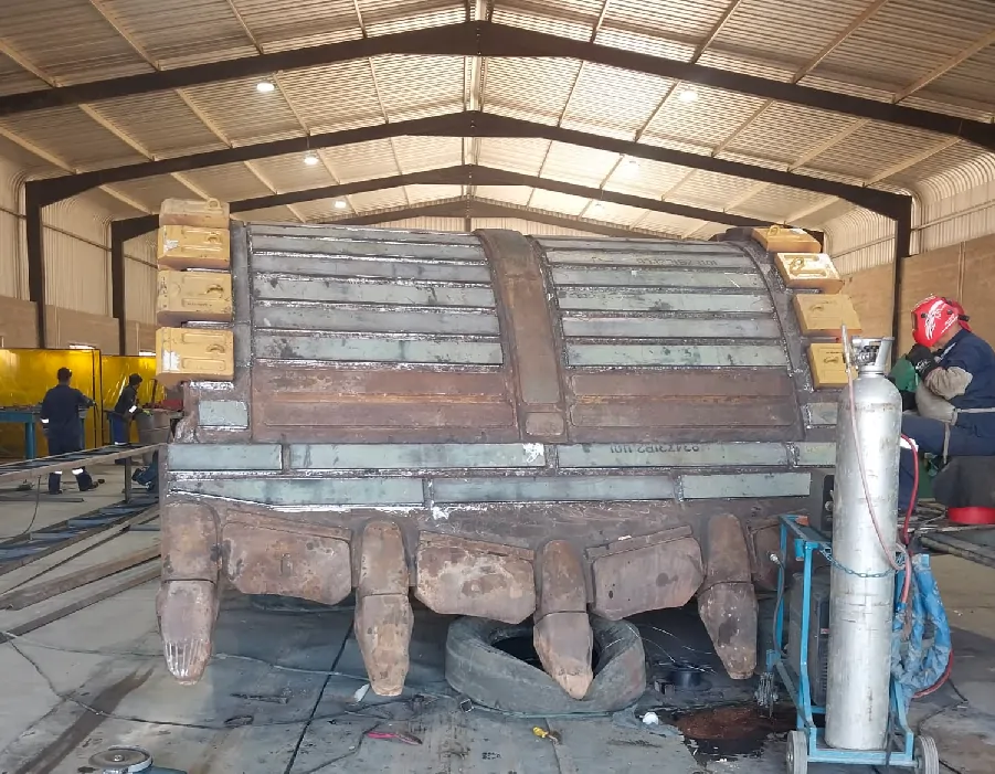Heavy mining equipment structural repair at CBU Engineering