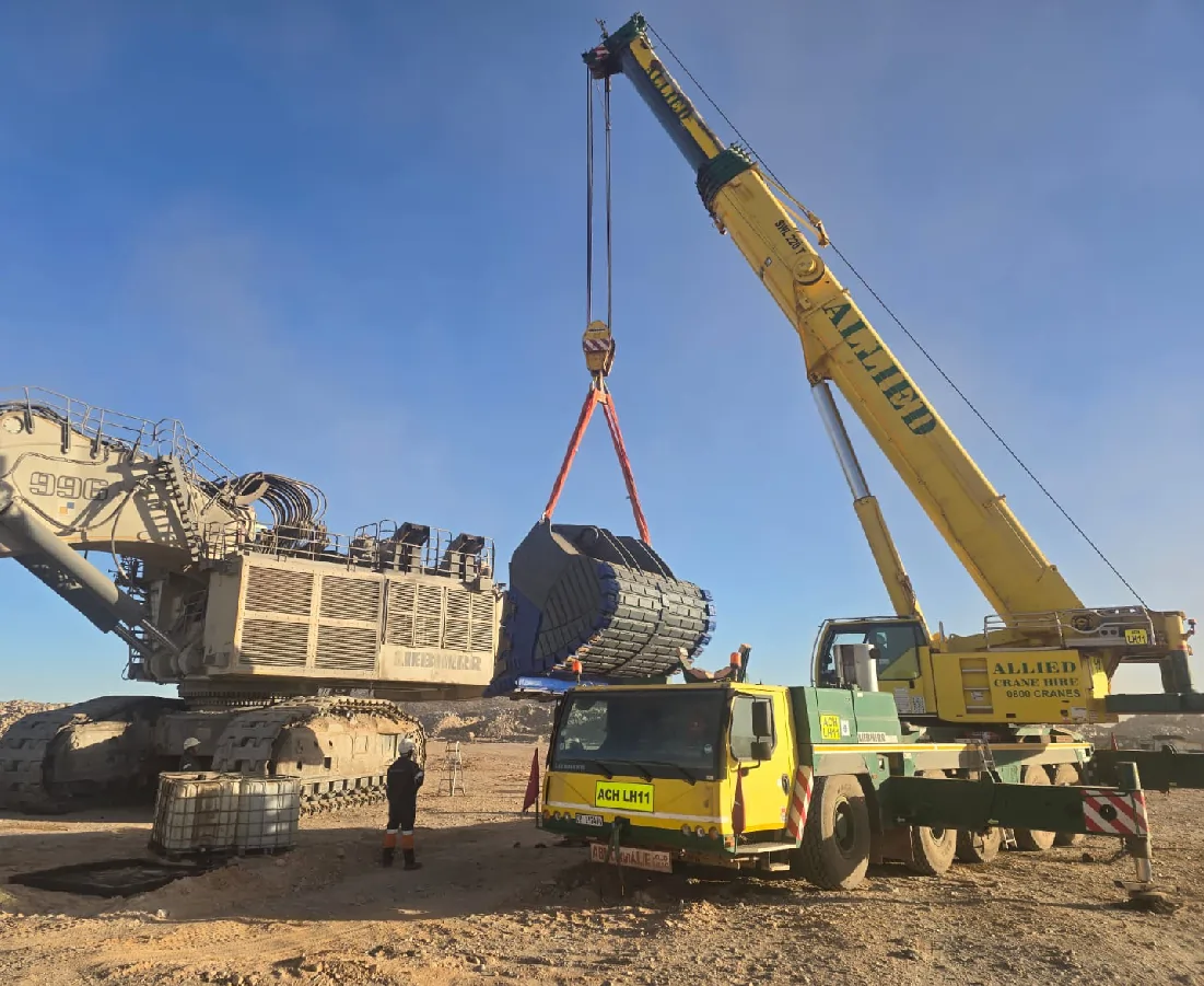 CBU Engineering supporting heavy equipment project work on site